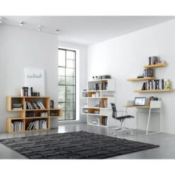Lage Design Boekenkast 100 Cm -BePureHome Verkoop eiken wandkast tundo amavel 100 07 800x800 1