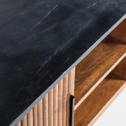 Retro Tv-meubel Mangohout Marmer 125 Cm -BePureHome Verkoop eleonora carter retro tv meubel mangohout 125 cm 03