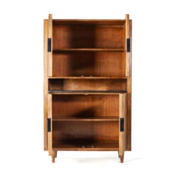 Retro Wandkast Van Mangohout -BePureHome Verkoop eleonora carter retro wandkast van mangohout 02