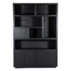 Boekenkast Zwart Eiken 150 Cm -BePureHome Verkoop eleonora helsinki boekenkast zwart eiken 150 cm 01