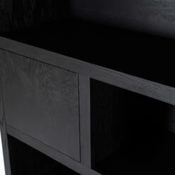 Boekenkast Zwart Eiken 150 Cm -BePureHome Verkoop eleonora helsinki boekenkast zwart eiken 150 cm 03