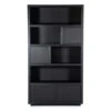 Hoge Kast Zwart Eiken 120 Cm -BePureHome Verkoop eleonora helsinki hoge kast zwart eiken 120 cm 01