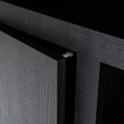 Hoge Kast Zwart Eiken 120 Cm -BePureHome Verkoop eleonora helsinki hoge kast zwart eiken 120 cm 05