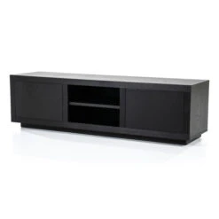 Zwart Tv-meubel Eiken 160 Cm -BePureHome Verkoop eleonora helsinki zwart tv meubel eiken 160 cm 02