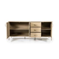 Zandkleur Dressoir Metaal 9 Zandkleur Dressoir Metaal -BePureHome Verkoop eleonora industrial zandkleur dressoir metaal 05