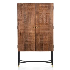 Kast Van Mangohout Met Snijwerk -BePureHome Verkoop eleonora isa kast van mangohout met snijwerk 01