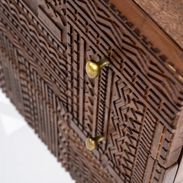 Ladekast Met Houtsnijwerk 5 Ladekast Met Houtsnijwerk - Afbeelding 5