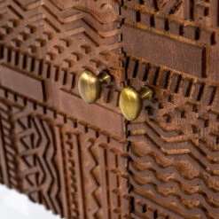 Tv-meubel Mangohout Met Houtsnijwerk -BePureHome Verkoop eleonora isa tv meubel mangohout met houtsnijwerk 06