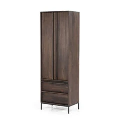 Smalle Kast Donker Mango Hout -BePureHome Verkoop eleonora jimmy smalle kast donker mango hout 07