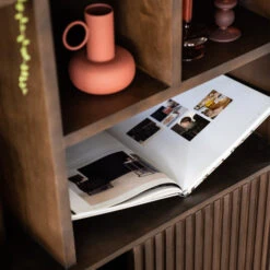 Houten Boekenkast Met Latjes -BePureHome Verkoop eleonora remi houten boekenkast met latjes 07