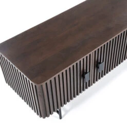 Tv-meubel Ronde Hoeken Donkerbruin -BePureHome Verkoop eleonora remi tv meubel ronde hoeken donkerbruin 06