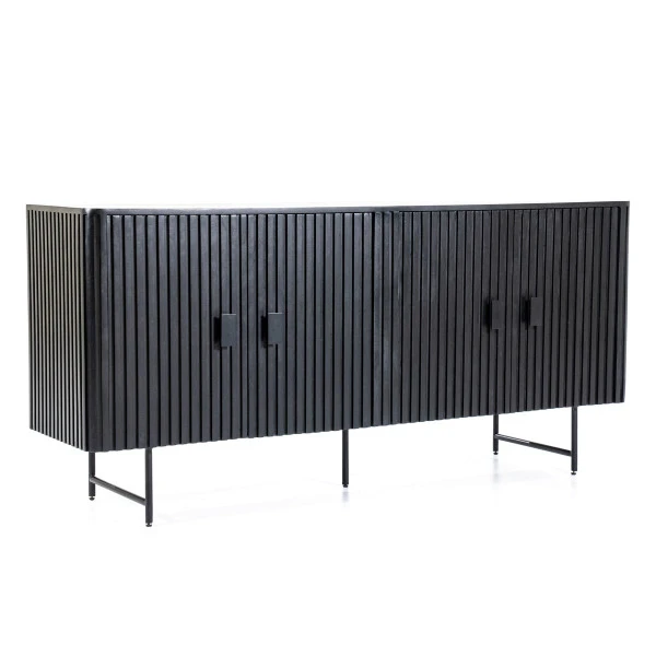 Zwart Dressoir Met Ronde Hoeken 1 Zwart Dressoir Met Ronde Hoeken