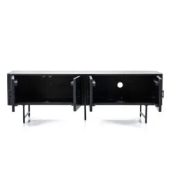 Zwart Tv-meubel Ronde Hoeken 11 Zwart Tv-meubel Ronde Hoeken -BePureHome Verkoop eleonora remi zwart tv meubel ronde hoeken 03