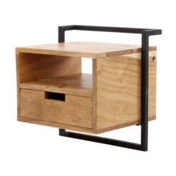 Hangend Nachtkastje Acacia Hout -BePureHome Verkoop hangend nachtkastje acacia hout air solid giani 04