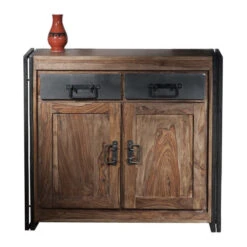 Dressoir Van Sheesham Hout 2-deurs