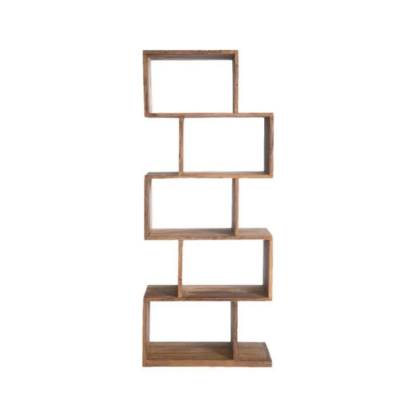 Sheeshamhout Wandkast Zig Zag 2 Sheeshamhout Wandkast Zig Zag - Afbeelding 2