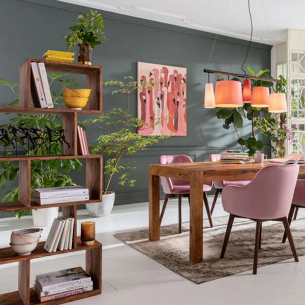 Sheeshamhout Wandkast Zig Zag 5 Sheeshamhout Wandkast Zig Zag - Afbeelding 5