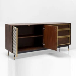 Design Dressoir Messing En Hout -BePureHome Verkoop kare design afra dressoir mangohout en messing 10