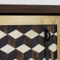 Design Dressoir Messing En Hout -BePureHome Verkoop kare design afra dressoir mangohout en messing 13