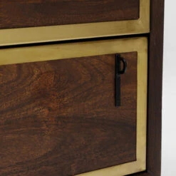 Design Dressoir Messing En Hout -BePureHome Verkoop kare design afra dressoir mangohout en messing 17