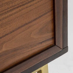 Retro Dressoir Walnoot En Messing 19 Retro Dressoir Walnoot En Messing -BePureHome Verkoop kare design arizona dressoir walnoot en messing 19