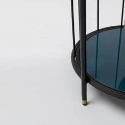 Ronde Stellingkast Zwart -BePureHome Verkoop kare design bandeja ronde stellingkast zwart 01