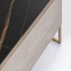 Tv-meubel Marmer, Hout En Koper -BePureHome Verkoop kare design cesaro tv meubel marmer hout en koper 09