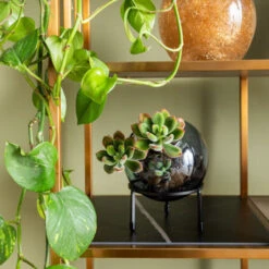 Vakkenkast Koper, Marmer En Hout -BePureHome Verkoop kare design cesaro vakkenkast koper marmer en hout 10