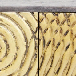 Gouden Dressoir Snijwerk -BePureHome Verkoop kare design circulo gouden dressoir snijwerk 83836 002