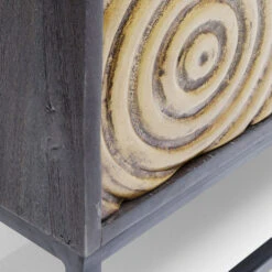 Gouden Wandkast Snijwerk 15 Gouden Wandkast Snijwerk -BePureHome Verkoop kare design circulo gouden wandkast snijwerk 83835 004