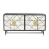 Design Dressoir Zwart-wit Met Goud -BePureHome Verkoop kare design credenza design dressoir zwart wit met goud 01