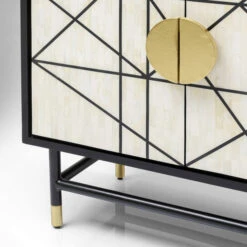 Design Dressoir Zwart-wit Met Goud -BePureHome Verkoop kare design credenza design dressoir zwart wit met goud 06