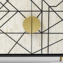 Design Dressoir Zwart-wit Met Goud -BePureHome Verkoop kare design credenza design dressoir zwart wit met goud 07