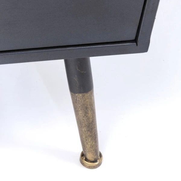 Hoge Wandkast Met Ribbelglas 3 Hoge Wandkast Met Ribbelglas - Afbeelding 3