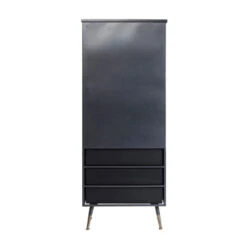 Hoge Wandkast Met Ribbelglas 18 Hoge Wandkast Met Ribbelglas -BePureHome Verkoop kare design gomera hoge wandkast zwart 09