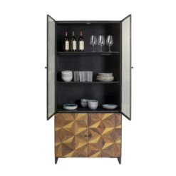 Design Buffetkast Metaal -BePureHome Verkoop kare design illusion gold buffetkast metaal mozaiek 03