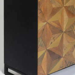 Design Buffetkast Metaal -BePureHome Verkoop kare design illusion gold buffetkast metaal mozaiek 06