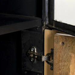 Design Buffetkast Metaal -BePureHome Verkoop kare design illusion gold buffetkast metaal mozaiek 08