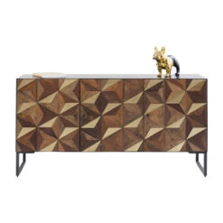 Design Dressoir Hout En Staal 13 Design Dressoir Hout En Staal -BePureHome Verkoop kare design illusion gold mozaiek dressoir 83827 001