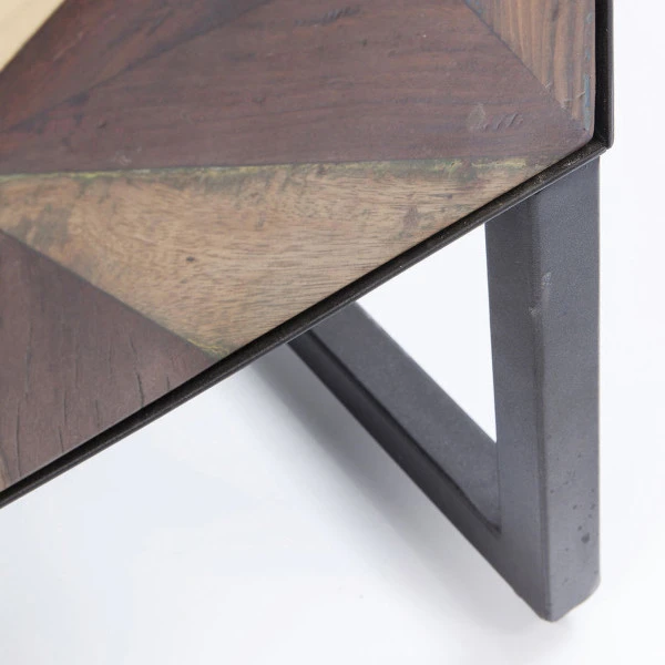 Design Dressoir Hout En Staal 9 Design Dressoir Hout En Staal - Afbeelding 9