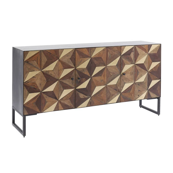 Design Dressoir Hout En Staal 7 Design Dressoir Hout En Staal - Afbeelding 7