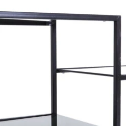 Laag Wandrek Staal Met Glas -BePureHome Verkoop kare design loft laag wandrek staal met glas 10 1