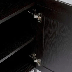 Zwarte Design Buffetkast Laag -BePureHome Verkoop kare design milano lage zwarte design buffetkast 09