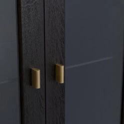 Zwarte Design Buffetkast Laag -BePureHome Verkoop kare design milano lage zwarte design buffetkast 10