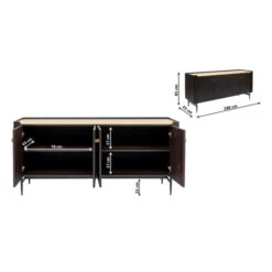 Zwart Design Dressoir 19 Zwart Design Dressoir -BePureHome Verkoop kare design milano zwart design dressoir 01 1
