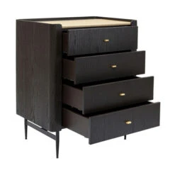 Zwarte Design Ladenkast -BePureHome Verkoop kare design milano zwarte design ladenkast 08