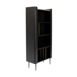 Zwarte Design Vakkenkast -BePureHome Verkoop kare design milano zwarte design vakkenkast 02