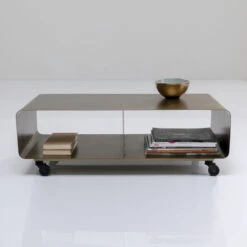 Tv-meubel Op Wielen Brons -BePureHome Verkoop kare design mobil bronze verrijdbaar tv meubel brons goud 04