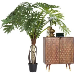 Retro Kastje Mangohout Goud 20 Retro Kastje Mangohout Goud -BePureHome Verkoop kare design muskat mangohouten retrowandkast 09