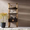 Open Wandkast Messing Met Hout -BePureHome Verkoop kare design osaka open wandkast messing met hout 03
